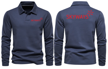SKY WAYS LONG SLEEVE POLO